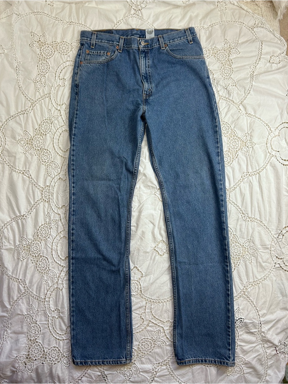 Men’s Levi’s 505 Regular Fit Cotton Jeans 36